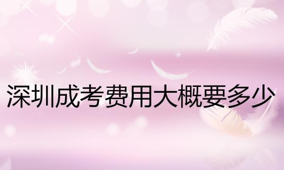 东莞成考费用大概要多少?按照什么收费标准