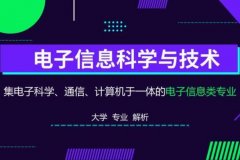 华南师范大学成人高考电子信息科学与技术专升本专业